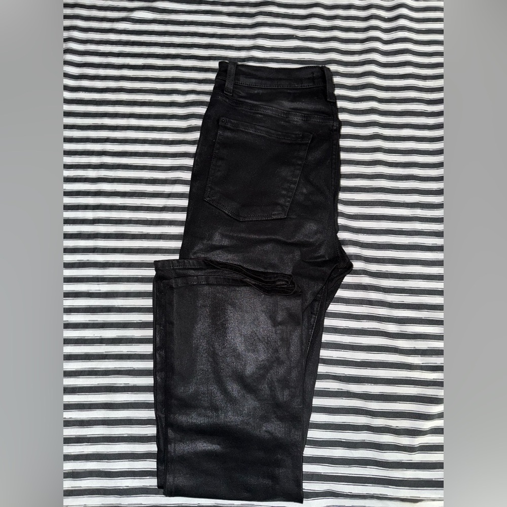 7 For All Mankind Black Skinny Jeans